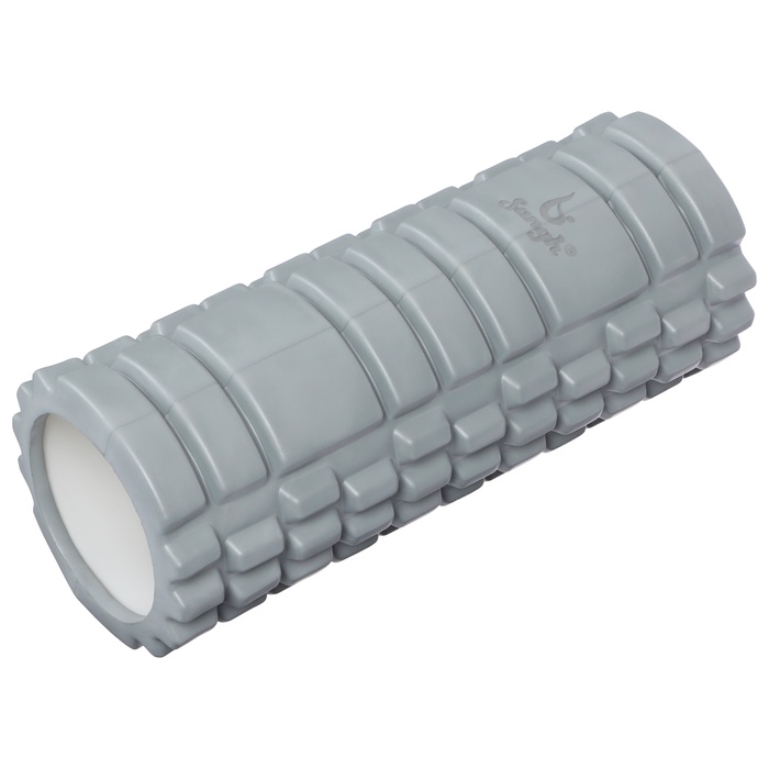 Ролик массажный Sangh, 33×14 см, цвет серый - Фото 1