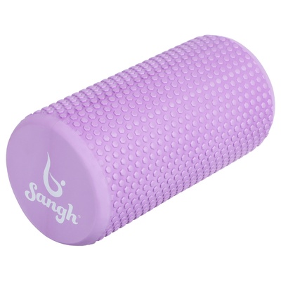 Ролик массажный Sangh, 30×15 см, цвет фиолетовый