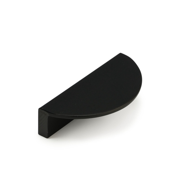 Ручка-скоба CAPPIO H002BL полукруглая, алюминий, L=78 мм, м/о 65 мм, чёрная