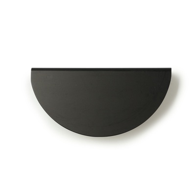 Ручка-скоба CAPPIO H003BL полукруглая, алюминий, L=110 мм, м/о 64 мм, чёрная