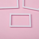 Формы для вырезания теста и мастики «Пряничный Домик», набор 4 шт., кондитерские, пластик, белые - Фото 3