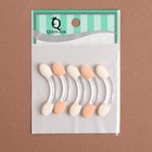 Набор аппликаторов «Бумеранг», двусторонние, 5 шт, 4,5 см, цвет прозрачный - Фото 3