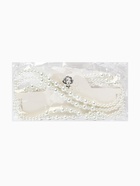 Бусы многослойные «Жемчуг», шар 4+8, цвет белый в серебре 150 см - фото 809608759