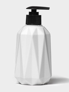 Дозатор для мыла «Грани», 350 мл, пластик, 7.8×7.8×15.5 см, белый - Фото 2