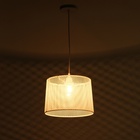 Абажур BayerLux, Е27, белый, 30×30×21 см - фото 31334482