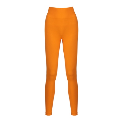 Легинсы женские спортивные в рубчик ONLYTOP, размер 44 (M), цвет абрикосовый