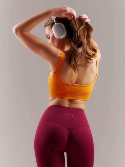 Легинсы женские спортивные ONLYTOP Sculpt, размер 44 (M), цвет сливовый
