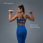 Топ спортивный женский ONLYTOP Asymmetry, размер 42 (S), синий - Фото 4