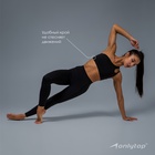 Топ спортивный женский ONLYTOP Asymmetry, размер 42 (S), чёрный - Фото 6