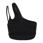 Топ спортивный женский ONLYTOP Asymmetry, размер 42 (S), чёрный - Фото 8
