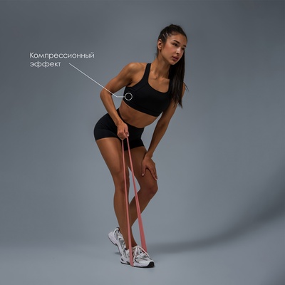 Топ спортивный ONLYTOP Comfort, размер L, чёрный