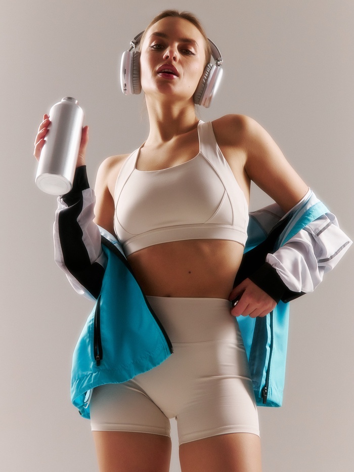 Топ спортивный ONLYTOP Comfort, размер M, серый