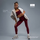 Топ спортивный женский ONLYTOP Sculpt, размер 42 (S), цвет сливовый - Фото 3