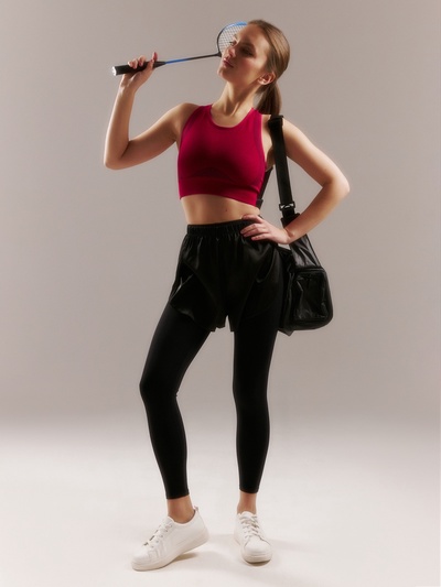 Легинсы женские спортивные ONLYTOP Sculpt, размер 42 (S), чёрные