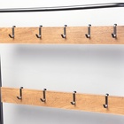 Прихожая напольная «Клик Мебель. София», с обувницей, с крючками, 1841×345×721 мм, цвет рустик браун/чёрный - Фото 6