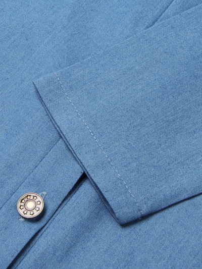 Платье для девочки MINAKU: Jeans collection, голубое, рост 140-146 см