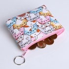 Кошелёк детский «Животные», монетница, на молнии, МИКС  (артикул 10660313)  большой выбор товаров оптом и в розницу по низким ценам с доставкой
