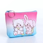 Кошелёк детский «Зайчики», маленький, монетница, МИКС - Фото 5