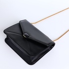 Сумка женская мессенджер на магните, 20×6×13 см, чёрная - Фото 9