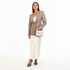 Сумка женская мессенджер на магните, 20×6×13 см, бежевая - Фото 3