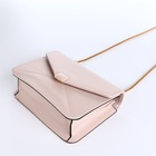 Сумка женская мессенджер на магните, 20×6×13 см, бежевая - Фото 6