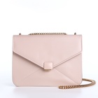 Сумка женская мессенджер на магните, 20×6×13 см, бежевая - Фото 11