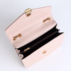 Сумка женская мессенджер на магните, 20×6×13 см, бежевая - Фото 4