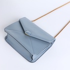 Сумка женская мессенджер на магните, 20×6×13 см, голубая - Фото 6