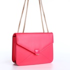Сумка женская мессенджер на магните, 20×6×13 см, розовая - Фото 7