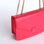 Сумка женская мессенджер на магните, 20×6×13 см, розовая - Фото 8