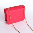 Сумка женская мессенджер на магните, 20×6×13 см, розовая - Фото 9