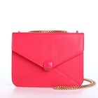 Сумка женская мессенджер на магните, 20×6×13 см, розовая - Фото 11