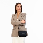 Сумка женская мессенджер на магнитах, 20×4×13 см, чёрная - Фото 2