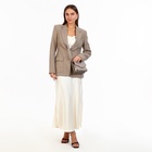 Сумка женская мессенджер на магнитах, 20×4×13 см, серая - Фото 3