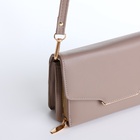 Сумка женская мессенджер на магнитах, 20×4×13 см, серая - Фото 9