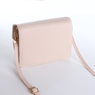 Сумка женская мессенджер на магнитах, 20×4×13 см, молочная - Фото 10