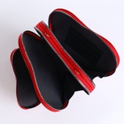 Сумка женская кросс-боди на молнии, красная - Фото 9