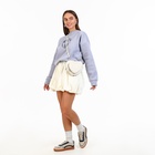 Сумка женская кросс-боди на молнии, в форме сердца, 20×5×16 см, белая - Фото 11