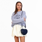 Сумка женская кросс-боди на молнии, в форме сердца, 20×5×16 см, тёмно-синяя - Фото 13