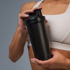 Шейкер для спортивного питания Onlytop, 600 мл, черный - Фото 6