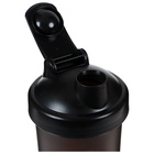 Шейкер для спортивного питания Onlytop, 600 мл, черный - Фото 13