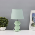 Лампа настольная «Лимон» 1×40 Вт Е14 мятный 20×20×34 см - Фото 1