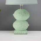 Лампа настольная «Лимон» 1×40 Вт Е14 мятный 20×20×34 см - Фото 4