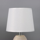 Лампа настольная «Плетение» 1×40 Вт Е14 белый 20×20×34 см - Фото 3