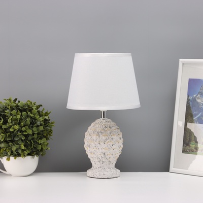 Лампа настольная «Бутон» 1×40 Вт Е14 белый 20×20×34 см