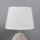 Лампа настольная «Бутон» 1×40 Вт Е14 белый 20×20×34 см - Фото 3