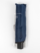 Зонт механический «Однотонный», 4 сложения, 8 спиц, R=47/55 см, d=94 см, синий - Фото 5