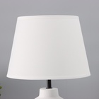 Лампа настольная «Луиза» 1×40 Вт Е27 белый 25×25×38.5 см - Фото 4