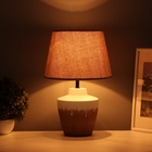 Лампа настольная «Клауд» 1×40 Вт Е27 латте 25×25×38.5 см - Фото 2