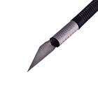 Нож канцелярский Скальпель, черный пластиковый корпус CALLIGRATA - Фото 3